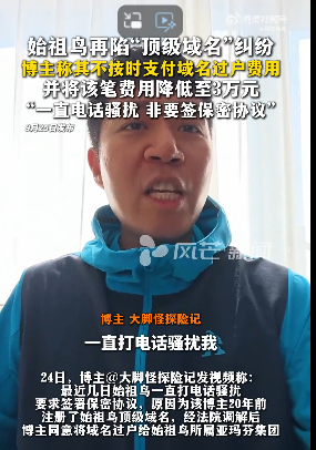 始祖鸟再陷“顶级域名”纠纷