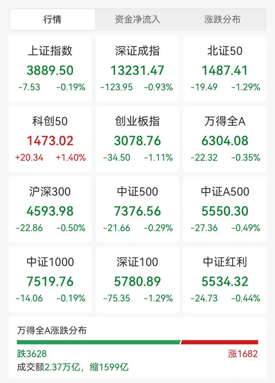 A股收盘｜沪指跌0.19% 稀土永磁板块掀涨停潮